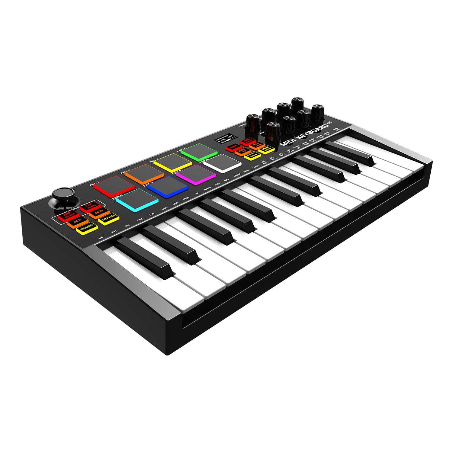 Amazon.com: OYAYO MIDI Keyboard Controller, 25 Key Rechargeable